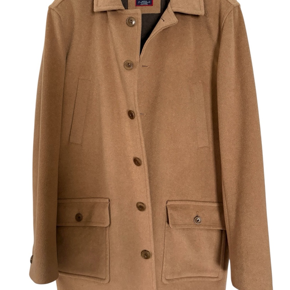 UNTUCKit Tan Pea Coat for Men/Women